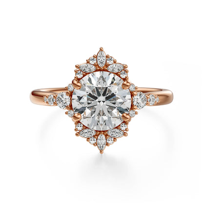 The Comtesse Ring | Round | Setting Only