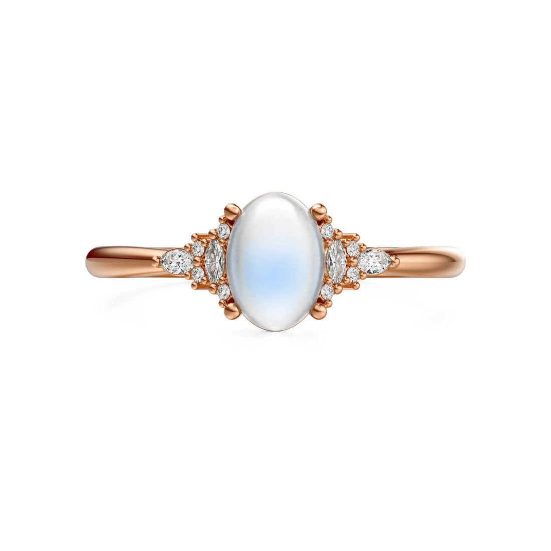 The Mini Maeve Ring | Moonstone