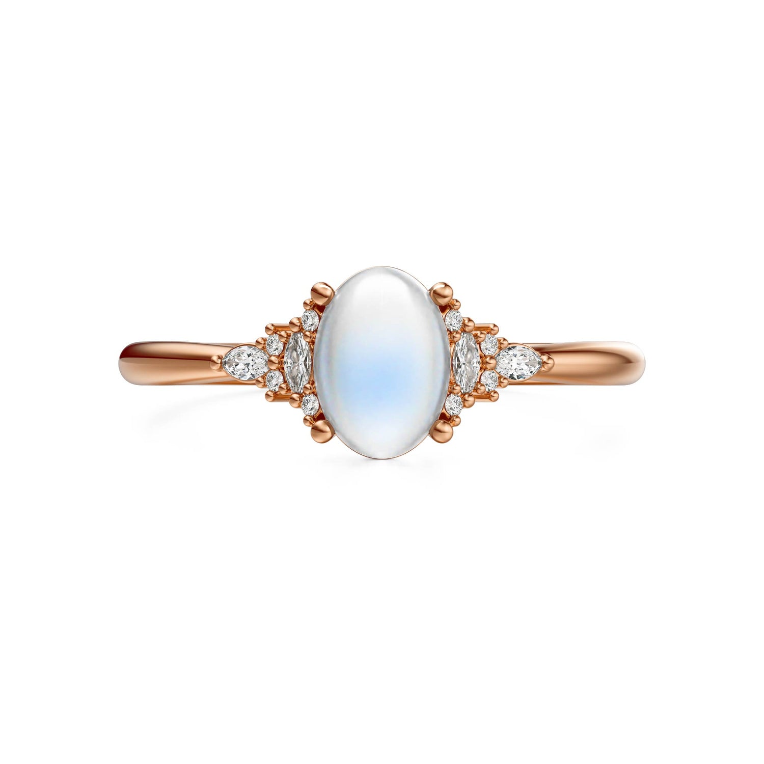 The Mini Maeve Ring | Moonstone
