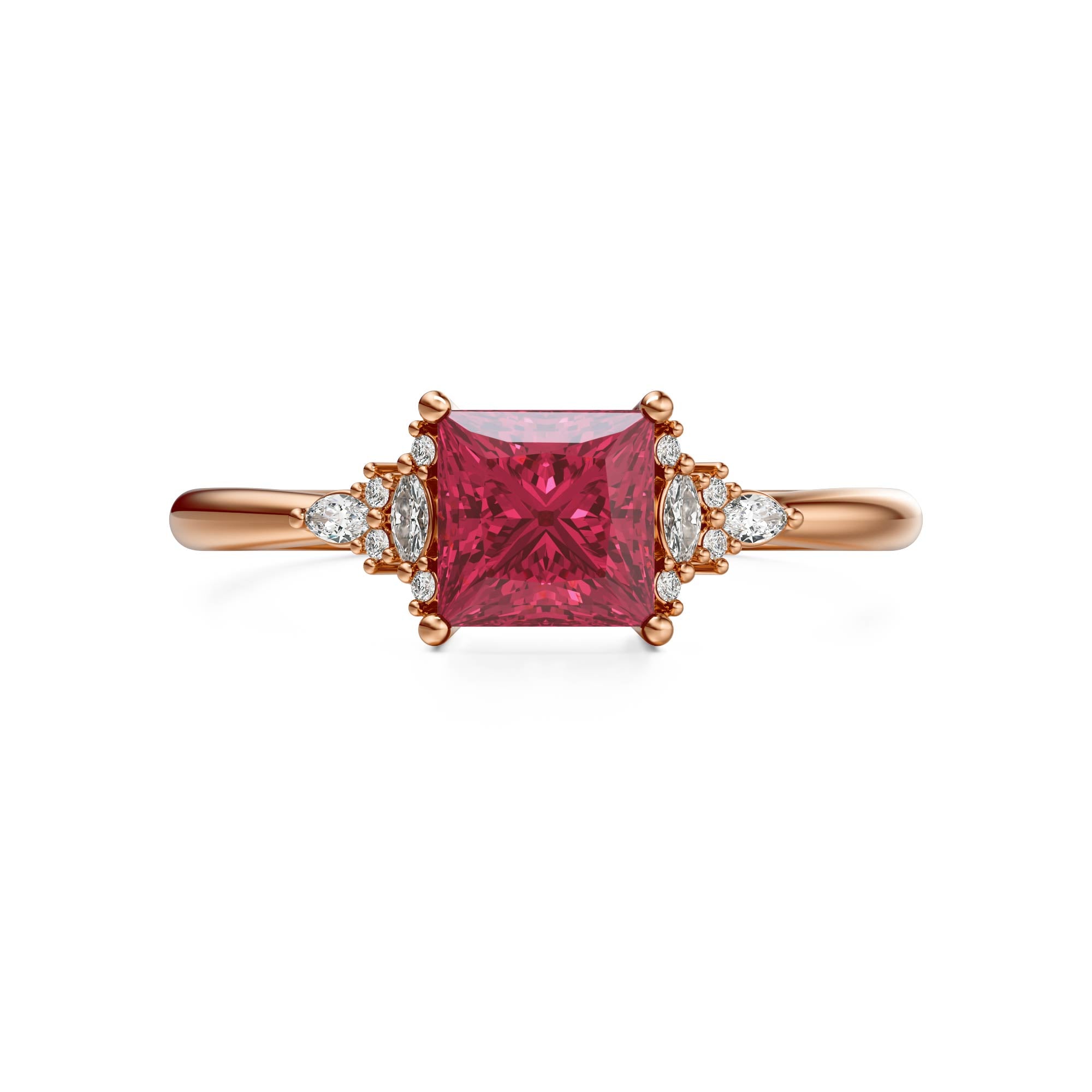 The Mini Maeve Ring | Ruby