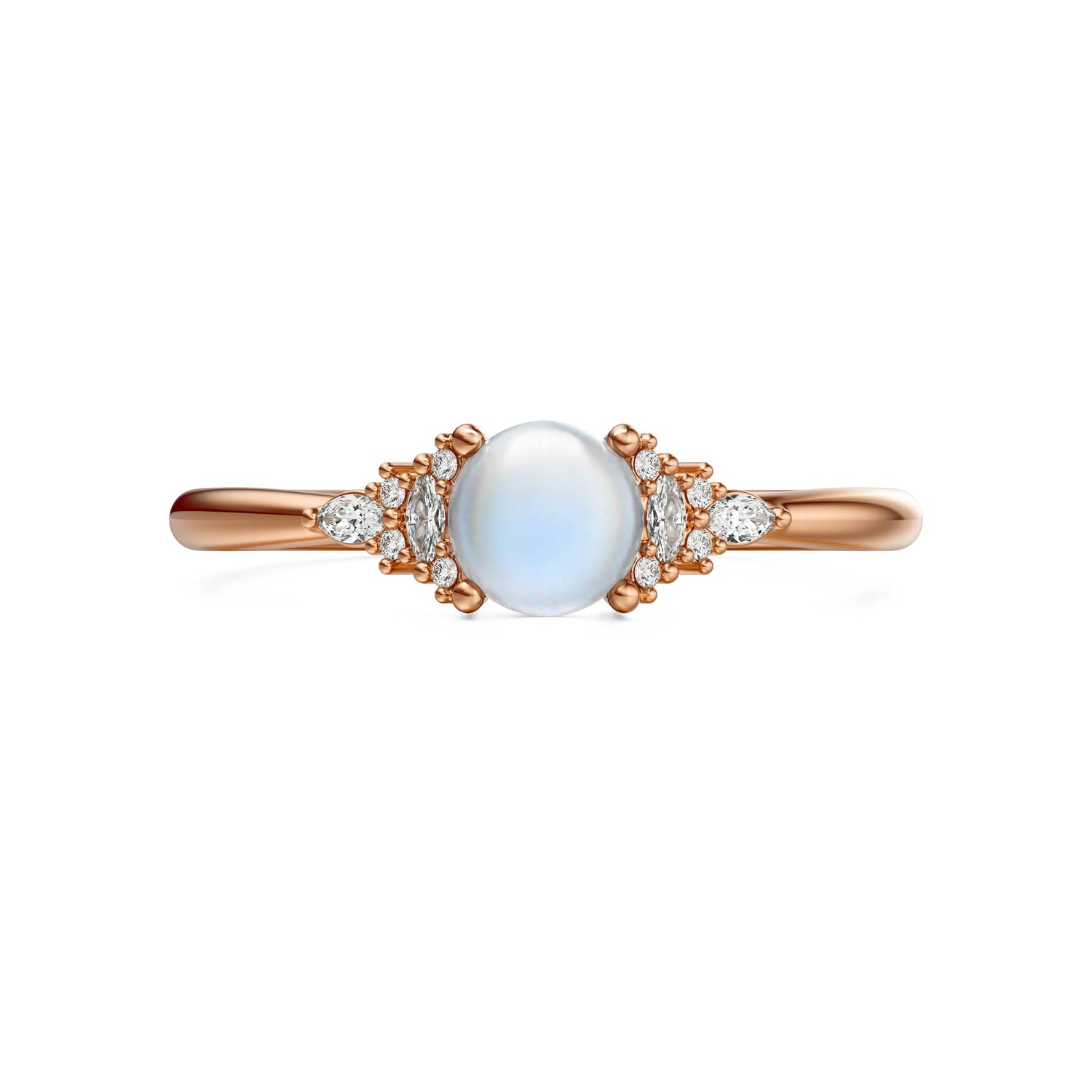 The Mini Maeve Ring | Moonstone