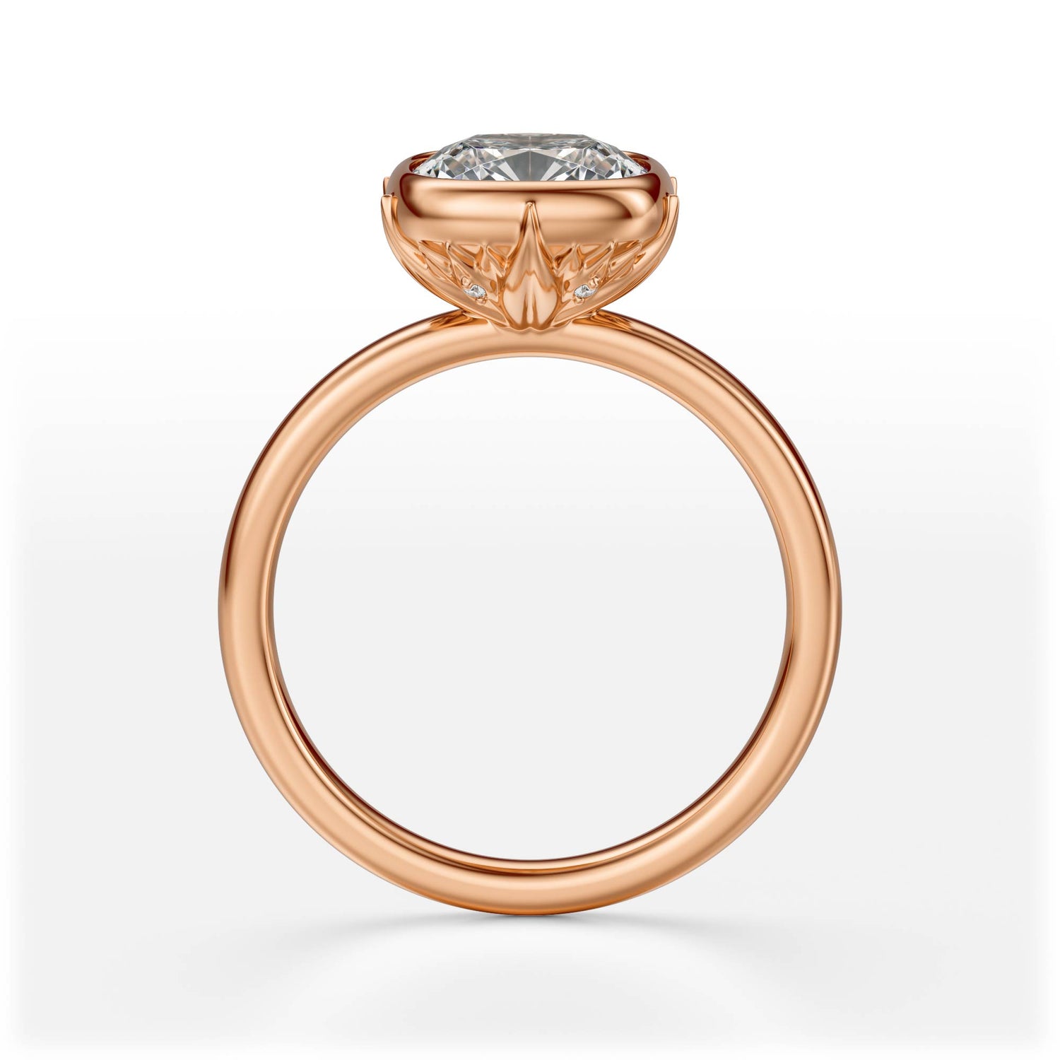 The Bezel Secret Garden Ring | Cushion | Setting Only
