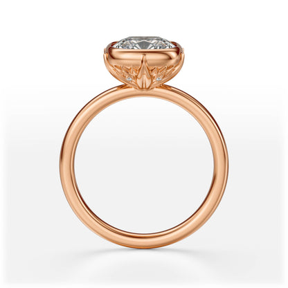 The Bezel Secret Garden Ring | Cushion | Setting Only