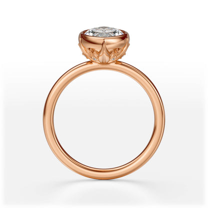 The Bezel Secret Garden Ring | Marquise | Setting Only