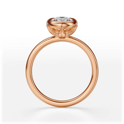 The Bezel Secret Garden Ring | Oval | Setting Only