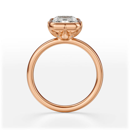 The Bezel Secret Garden Ring | Radiant | Setting Only