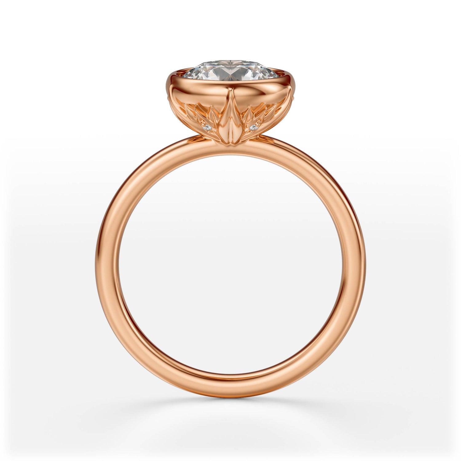 The Bezel Secret Garden Ring | Round | Setting Only