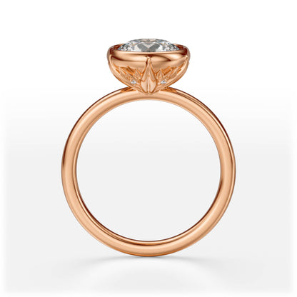 The Bezel Secret Garden Ring | Round | Setting Only