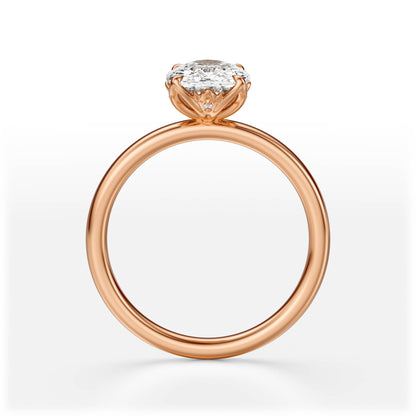 The Secret Garden Ring | Elongated Cushion | Setting Only