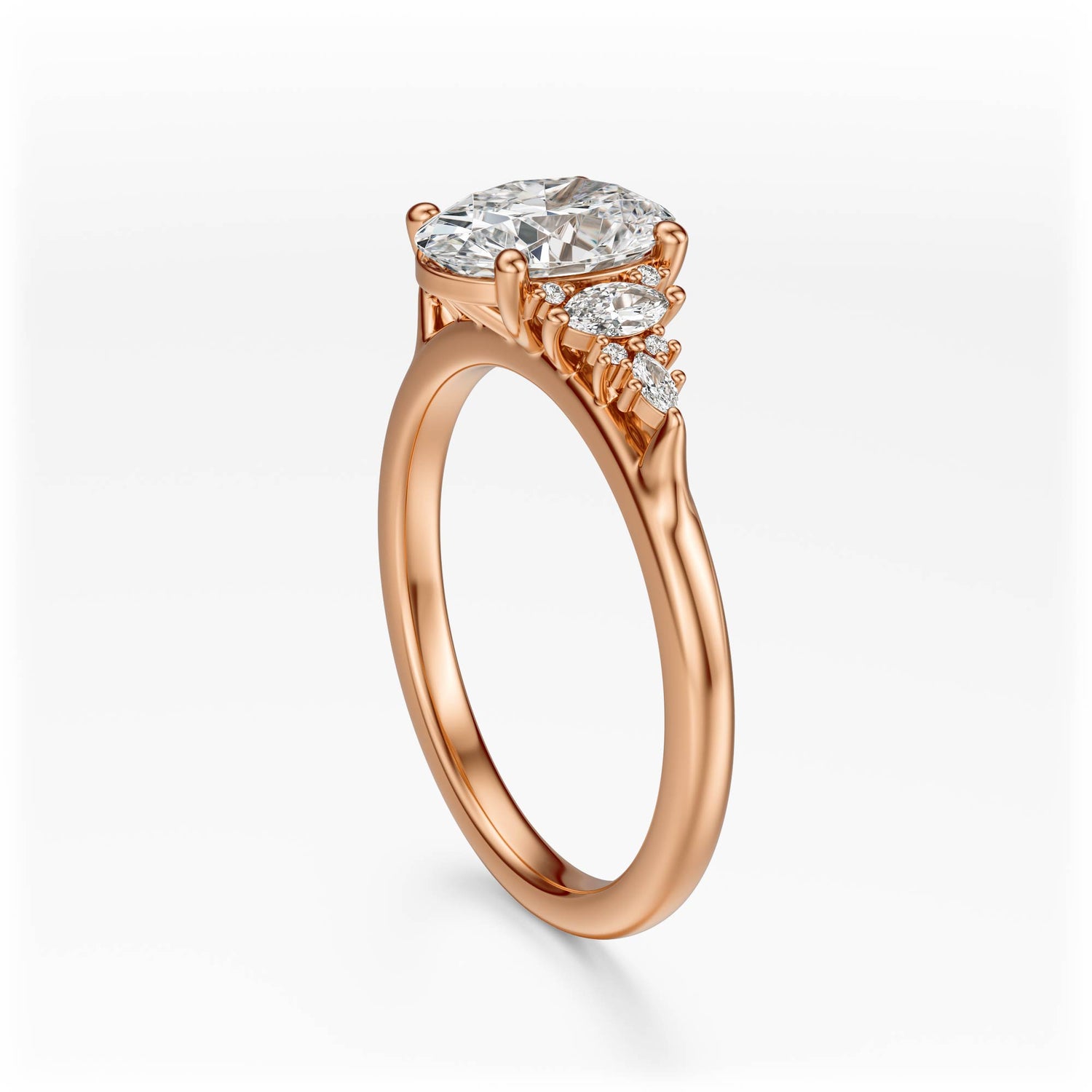 The Maeve Ring | Oval | Setting Only