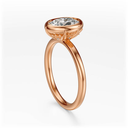 The Bezel Secret Garden Ring | Oval | Setting Only