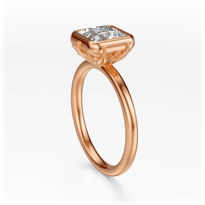 The Bezel Secret Garden Ring | Princess | Setting Only