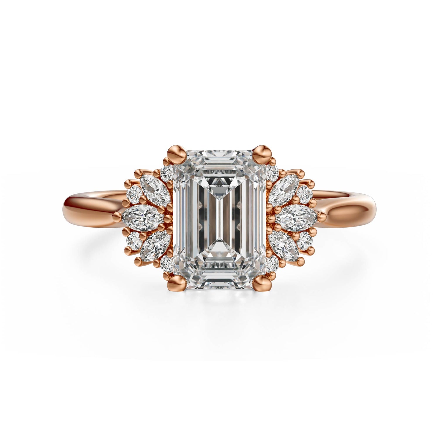 The Ambrosia Ring | Emerald Cut - Lavender Creek Gems 