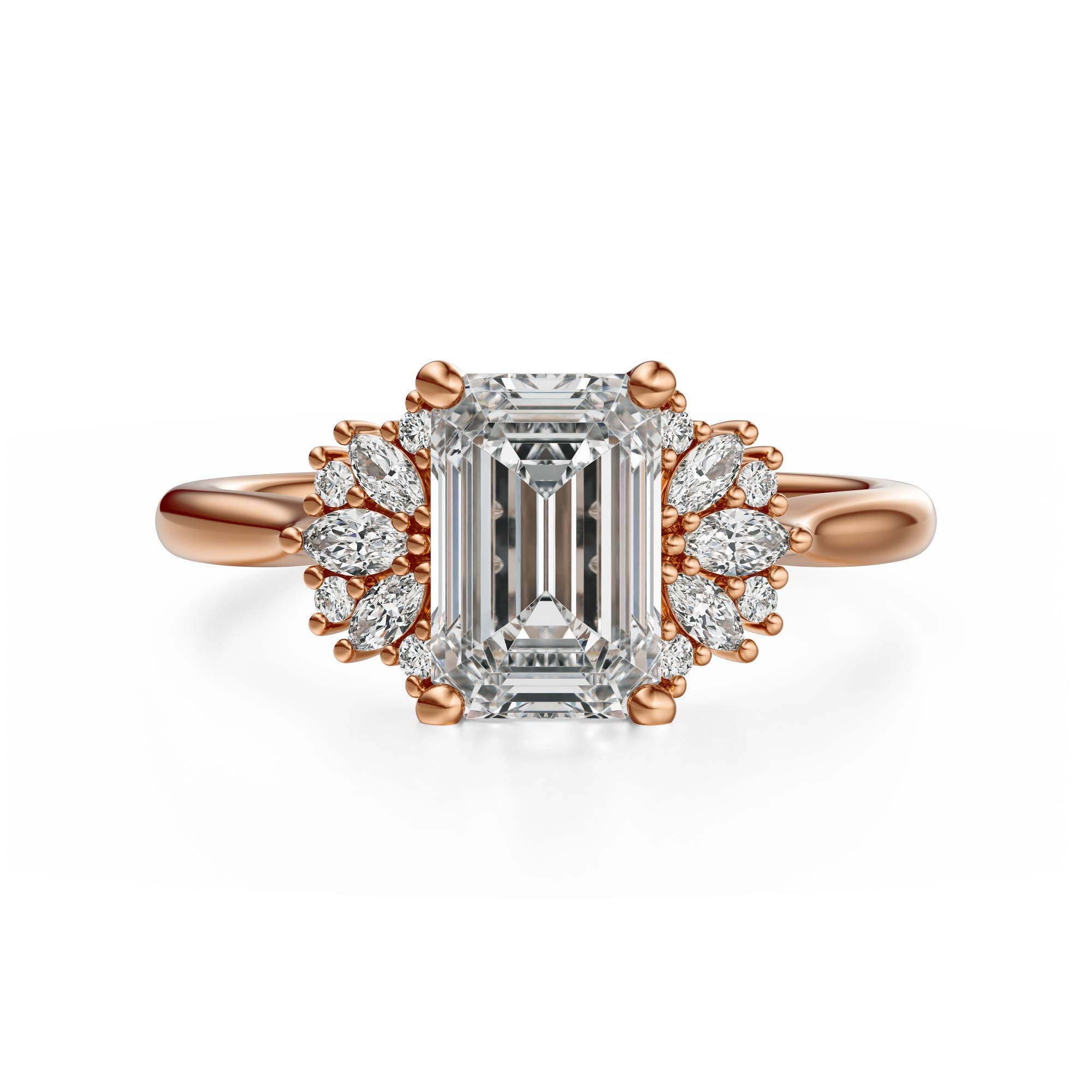 The Ambrosia Ring | Emerald Cut - Lavender Creek Gems 