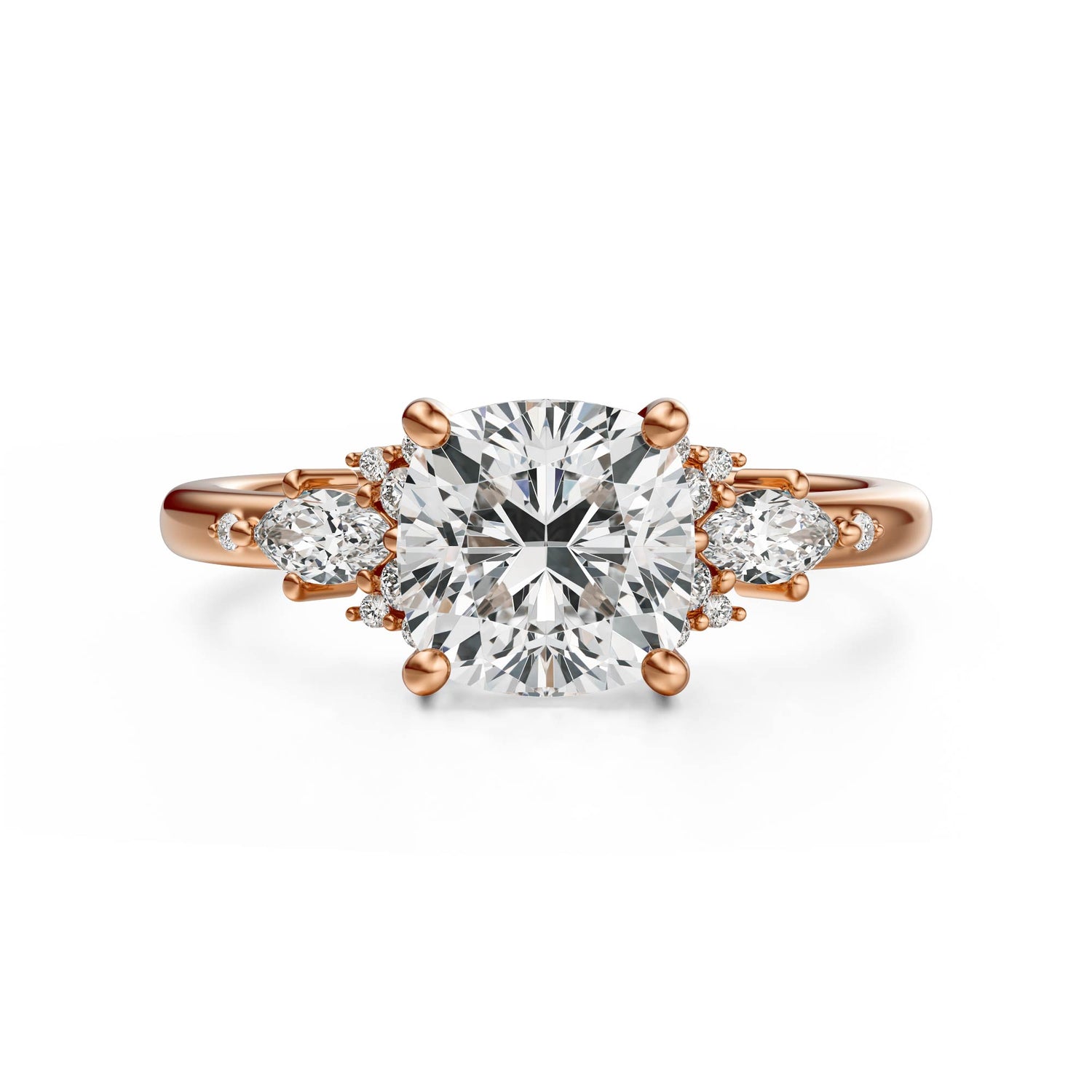 The Ascendant Ring | Cushion - Lavender Creek Gems 