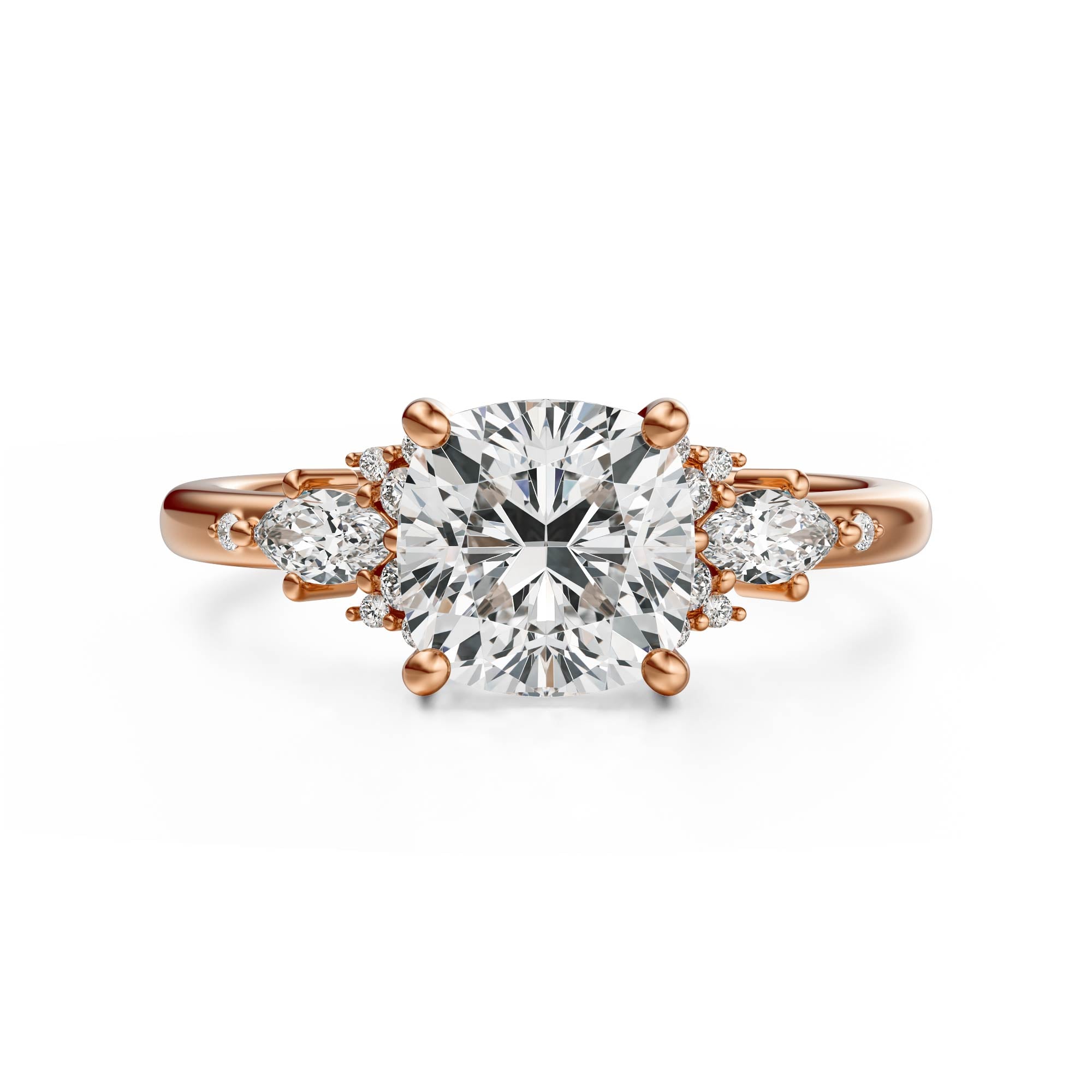 The Ascendant Ring | Cushion - Lavender Creek Gems 