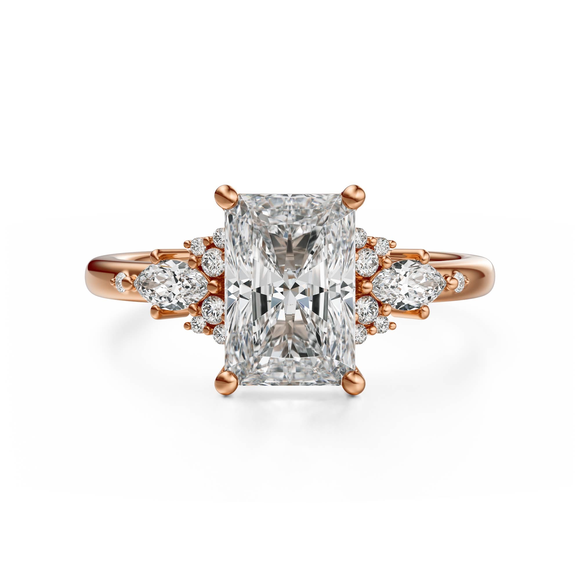 The Ascendant Ring | Radiant - Lavender Creek Gems 