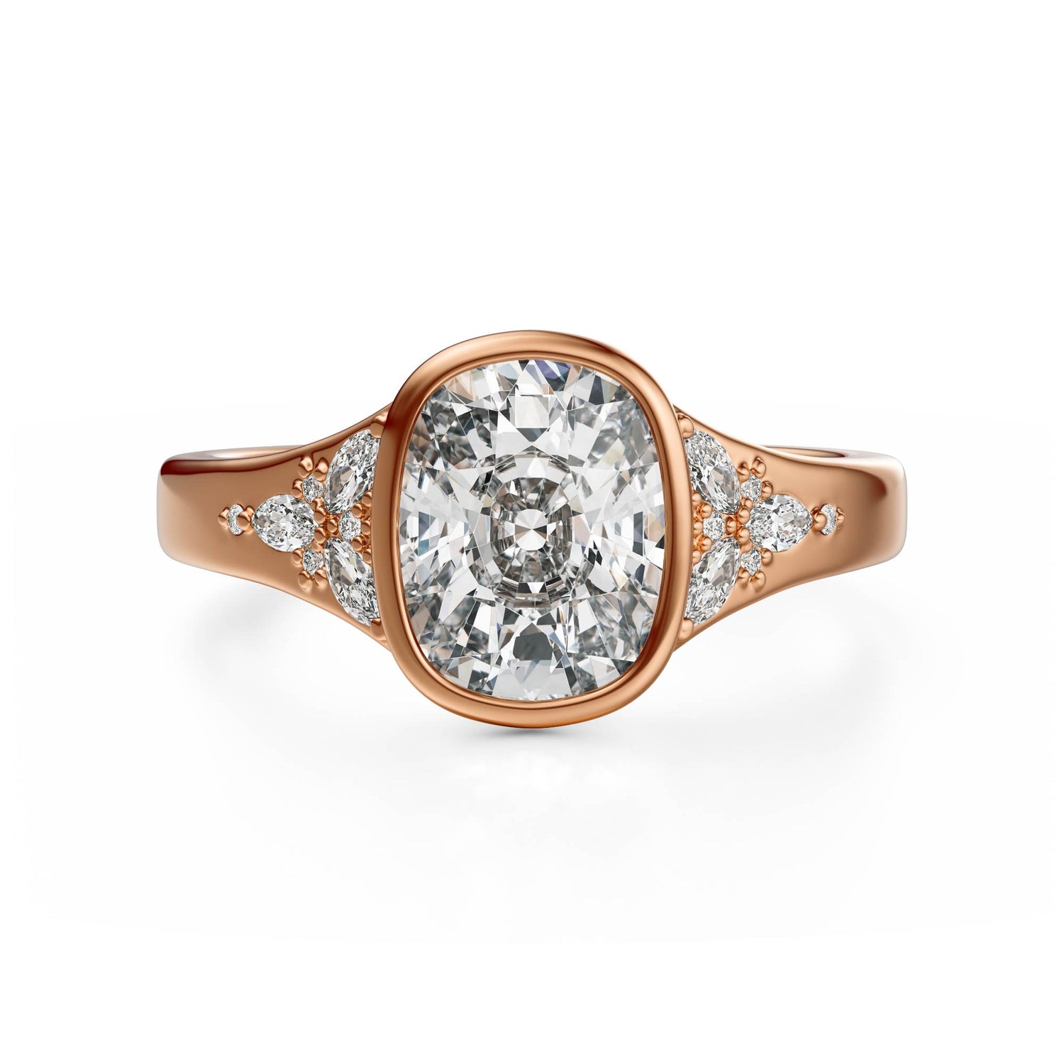 The Daylight Ring | Elongated Cushion | Setting Only