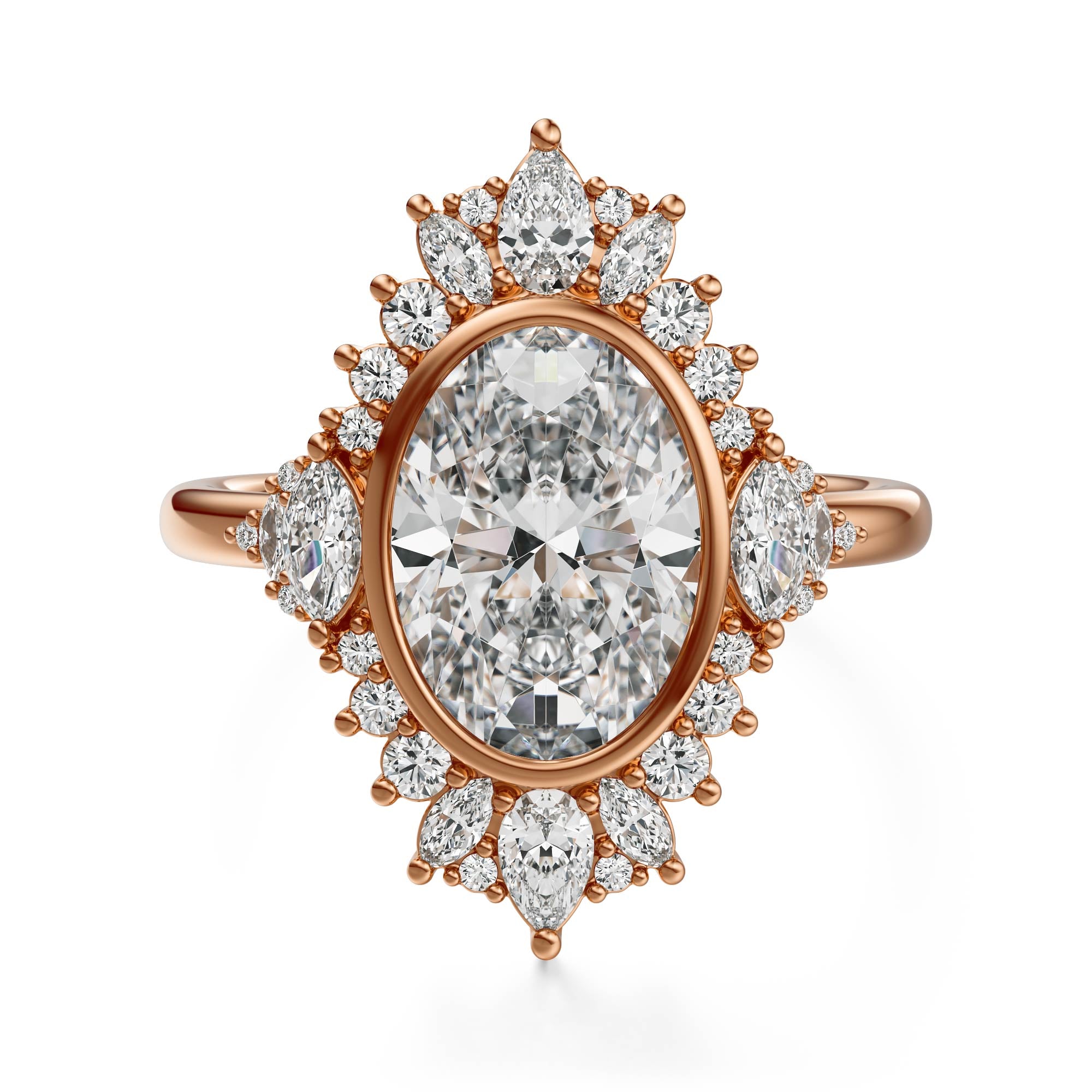 The Ethereal Ring | Oval | Setting Only