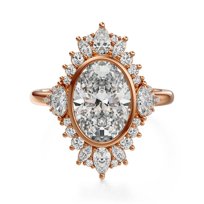 The Ethereal Ring | Oval | Setting Only