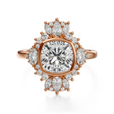 The Ethereal Ring | Cushion | Setting Only - Lavender Creek Gems 