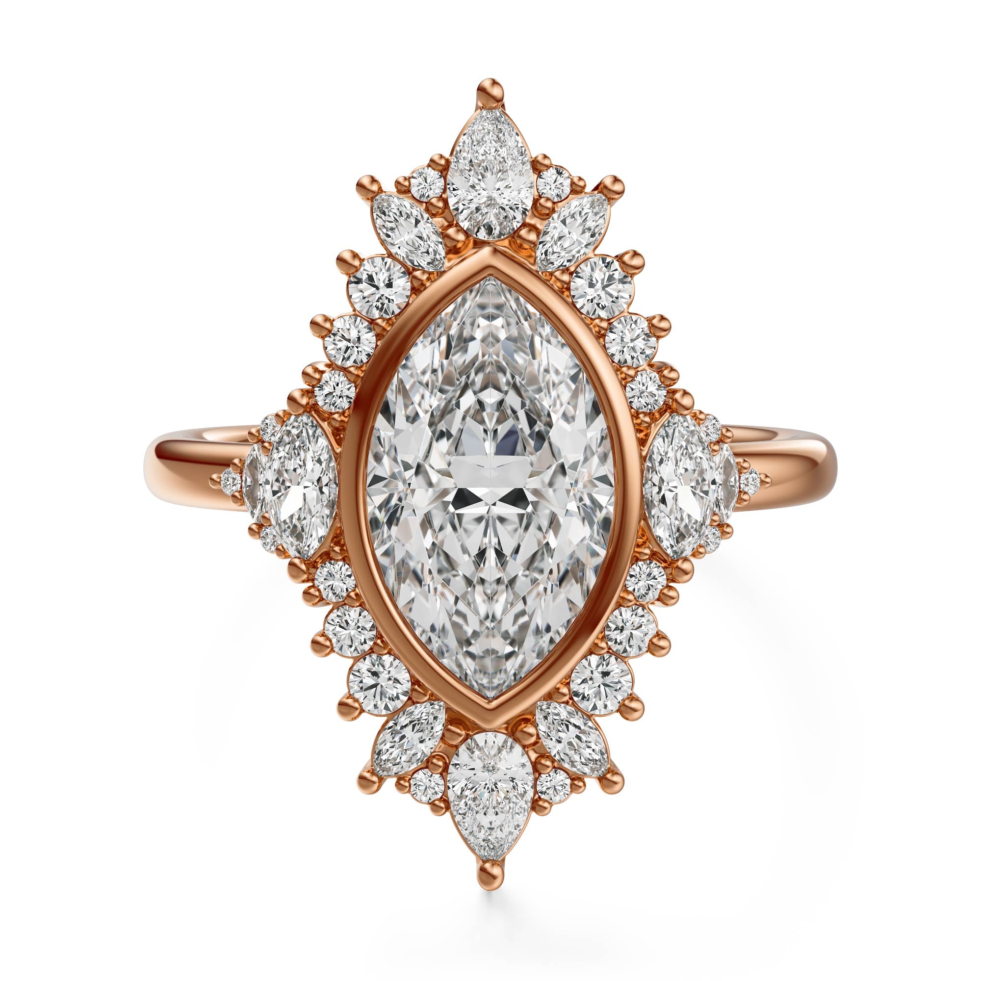 The Ethereal Ring | Marquise | Setting Only