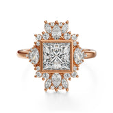 The Ethereal Ring | Princess | Setting Only - Lavender Creek Gems 