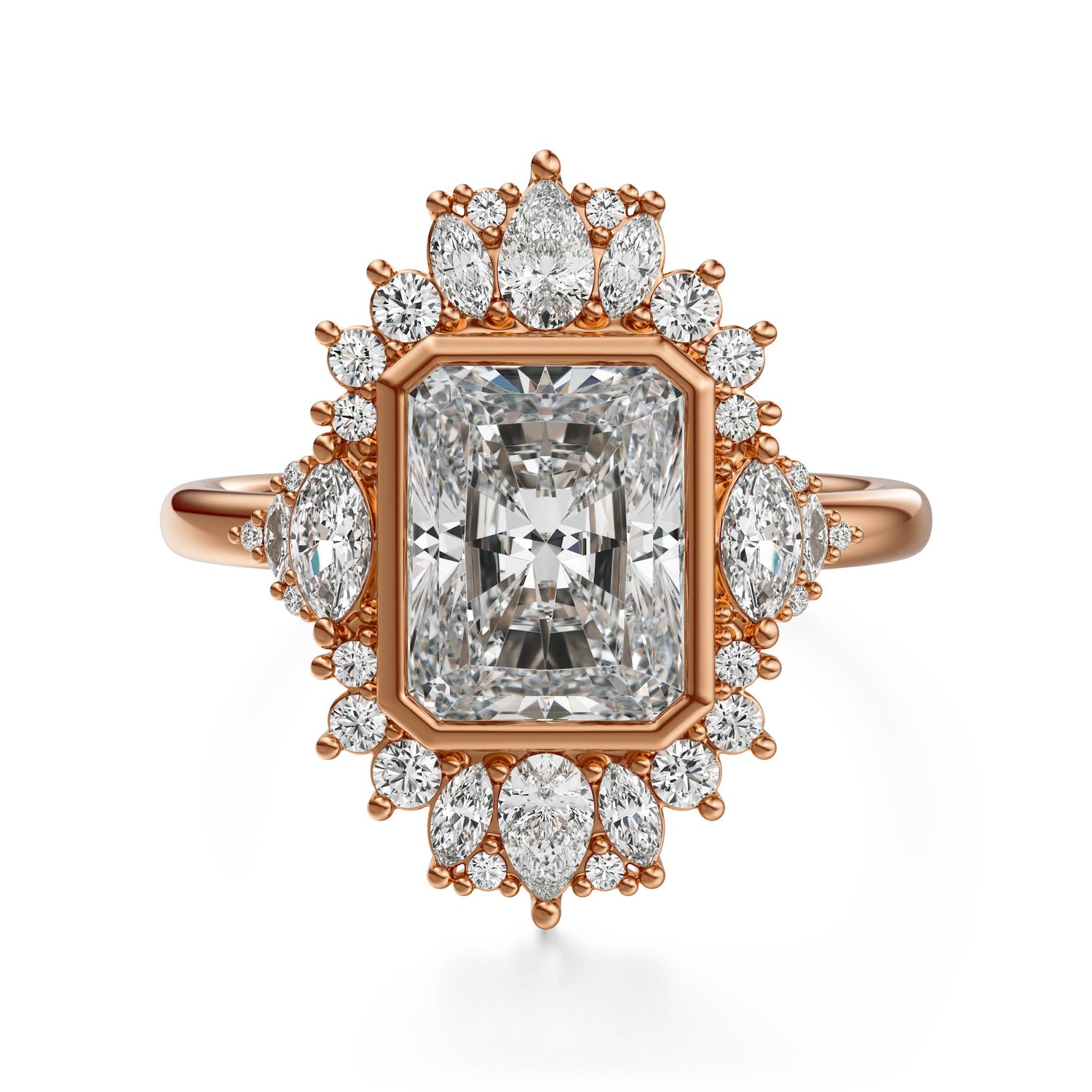 The Ethereal Ring | Radiant | Setting Only