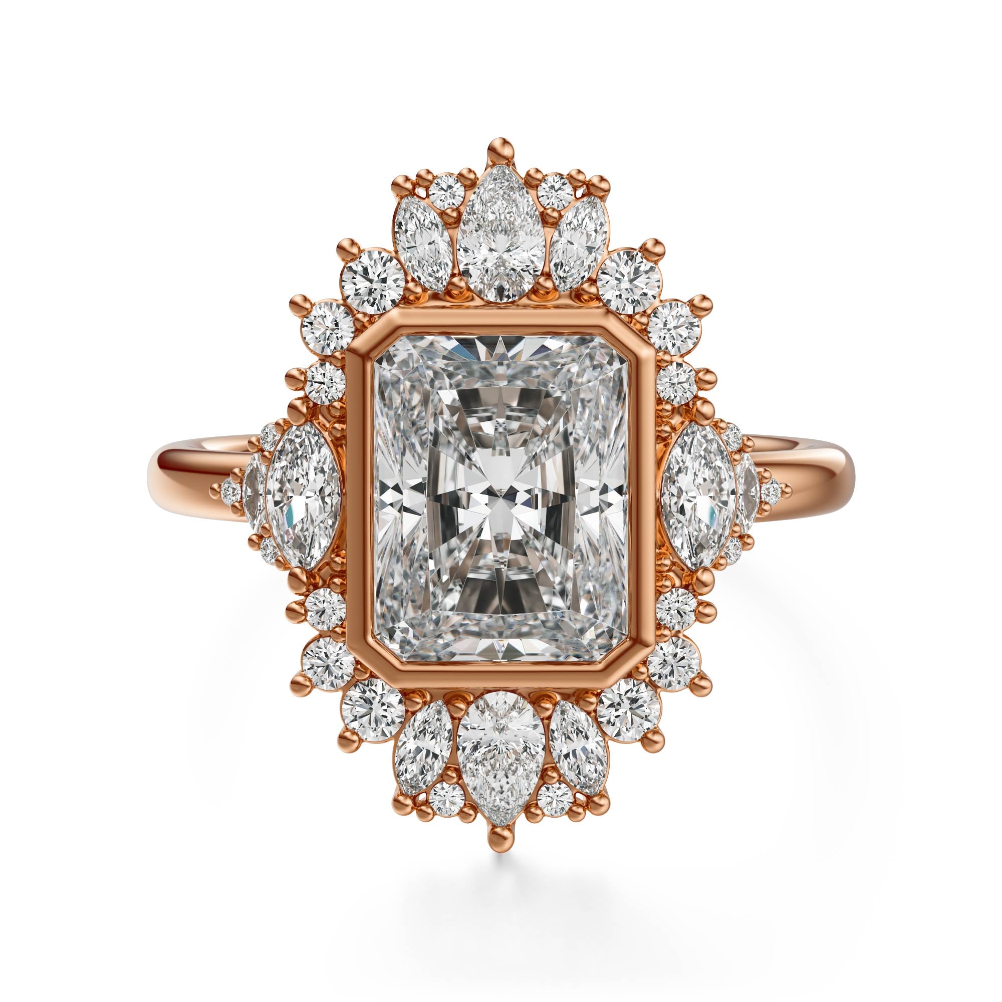 The Ethereal Ring | Radiant | Setting Only