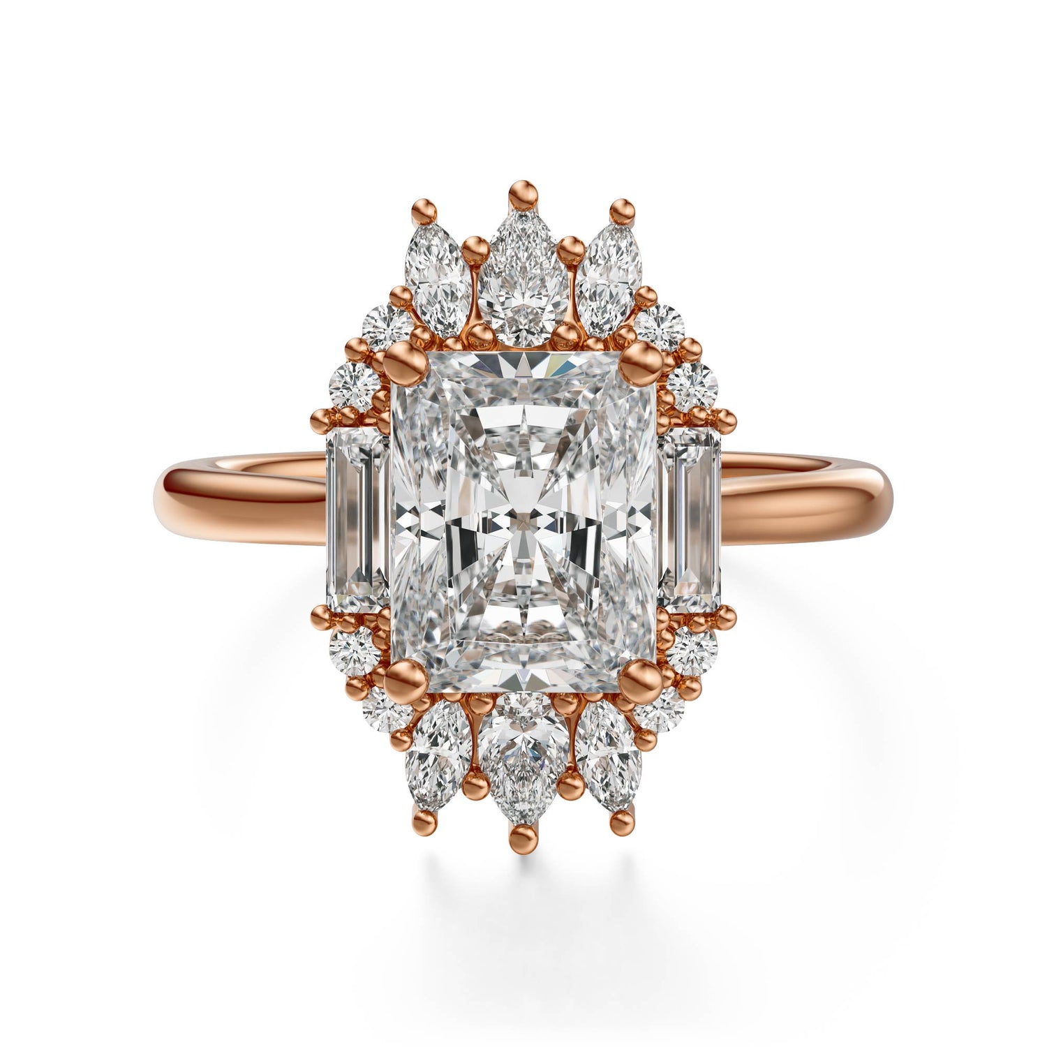 The Georgia Ring | Radiant | Setting Only