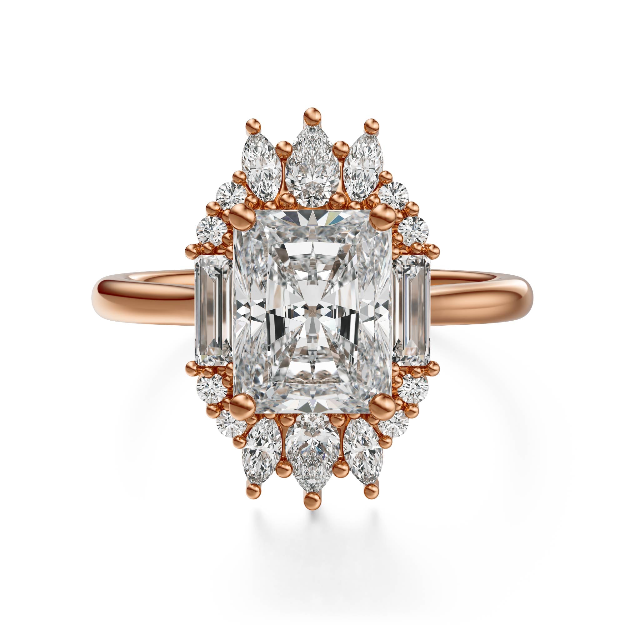 The Georgia Ring | Radiant | Setting Only