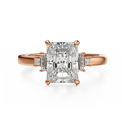 The Elevated Mira Ring | Radiant | Setting Only