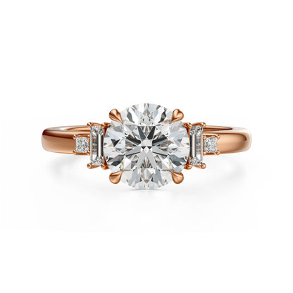 The Elevated Mira Ring | Round | Setting Only