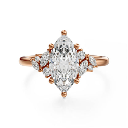 The Laurel Ring | Marquise | Setting Only