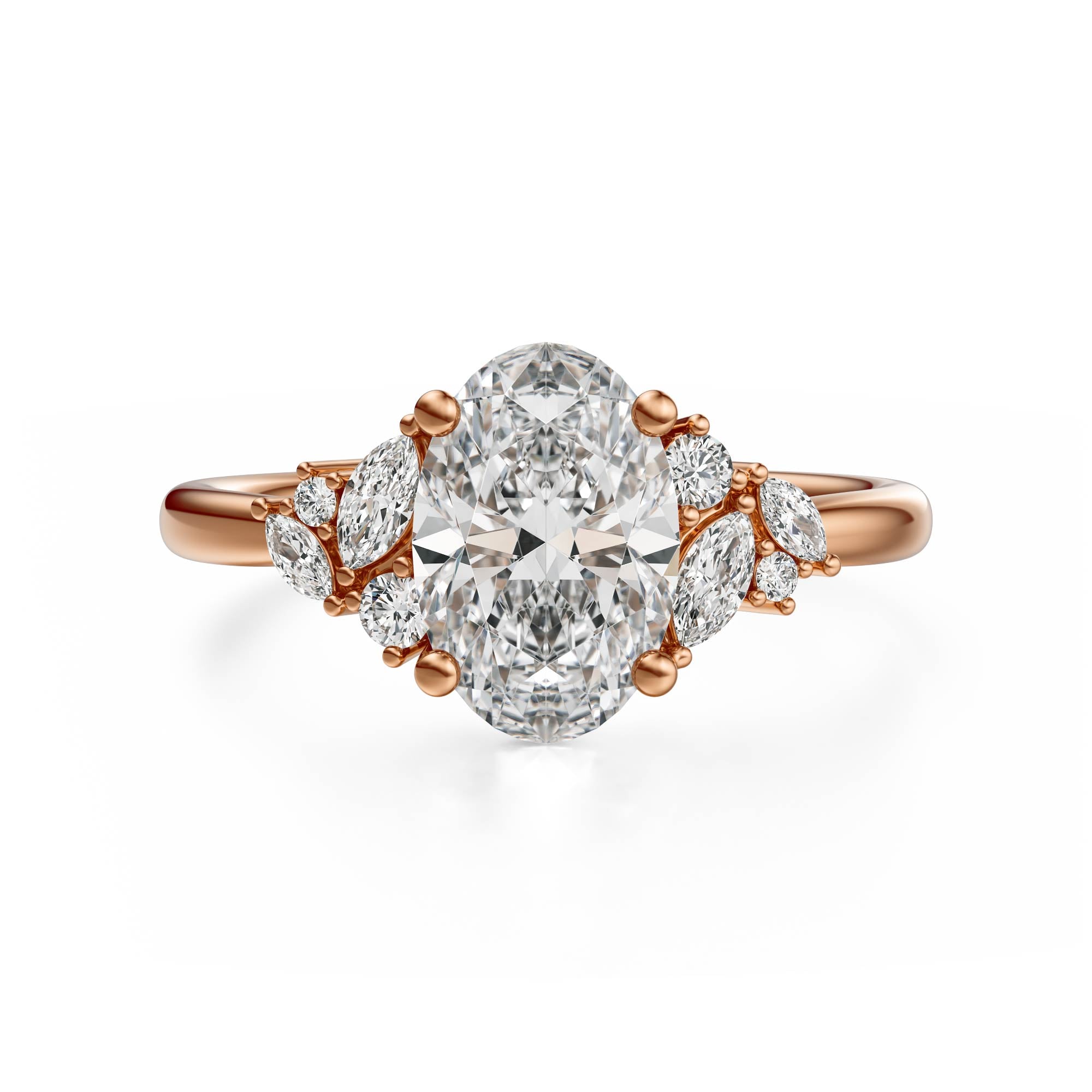 The Laurel Ring | Oval