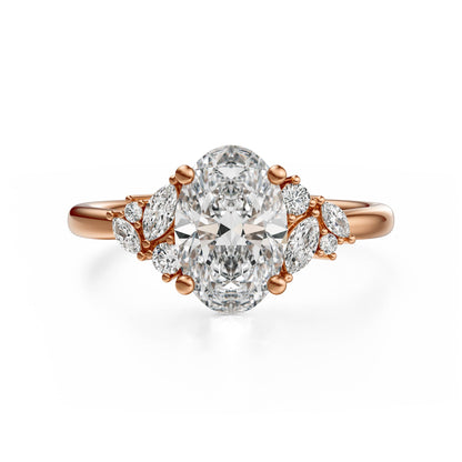 The Laurel Ring | Oval