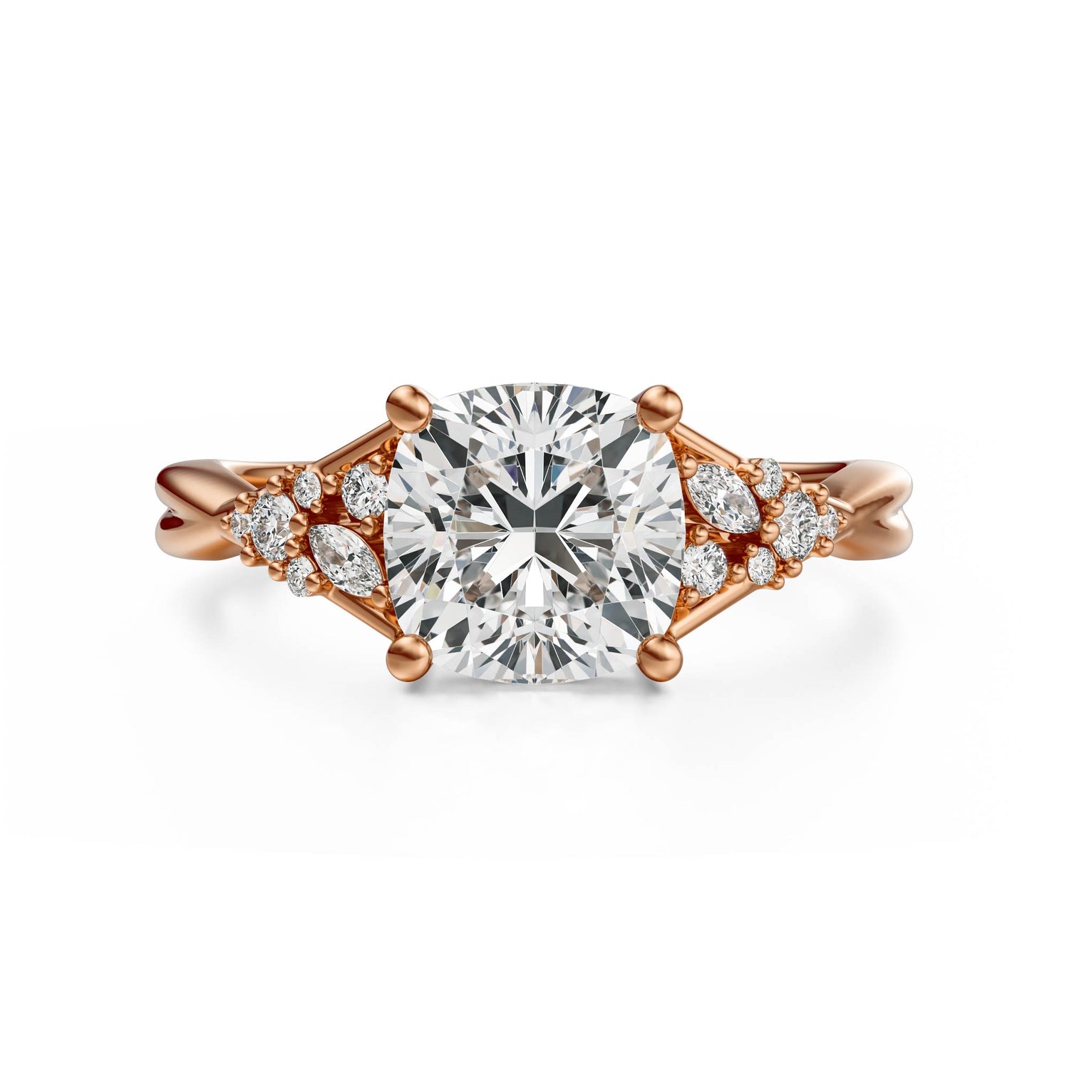 The Lyria Ring | Cushion | Setting Only