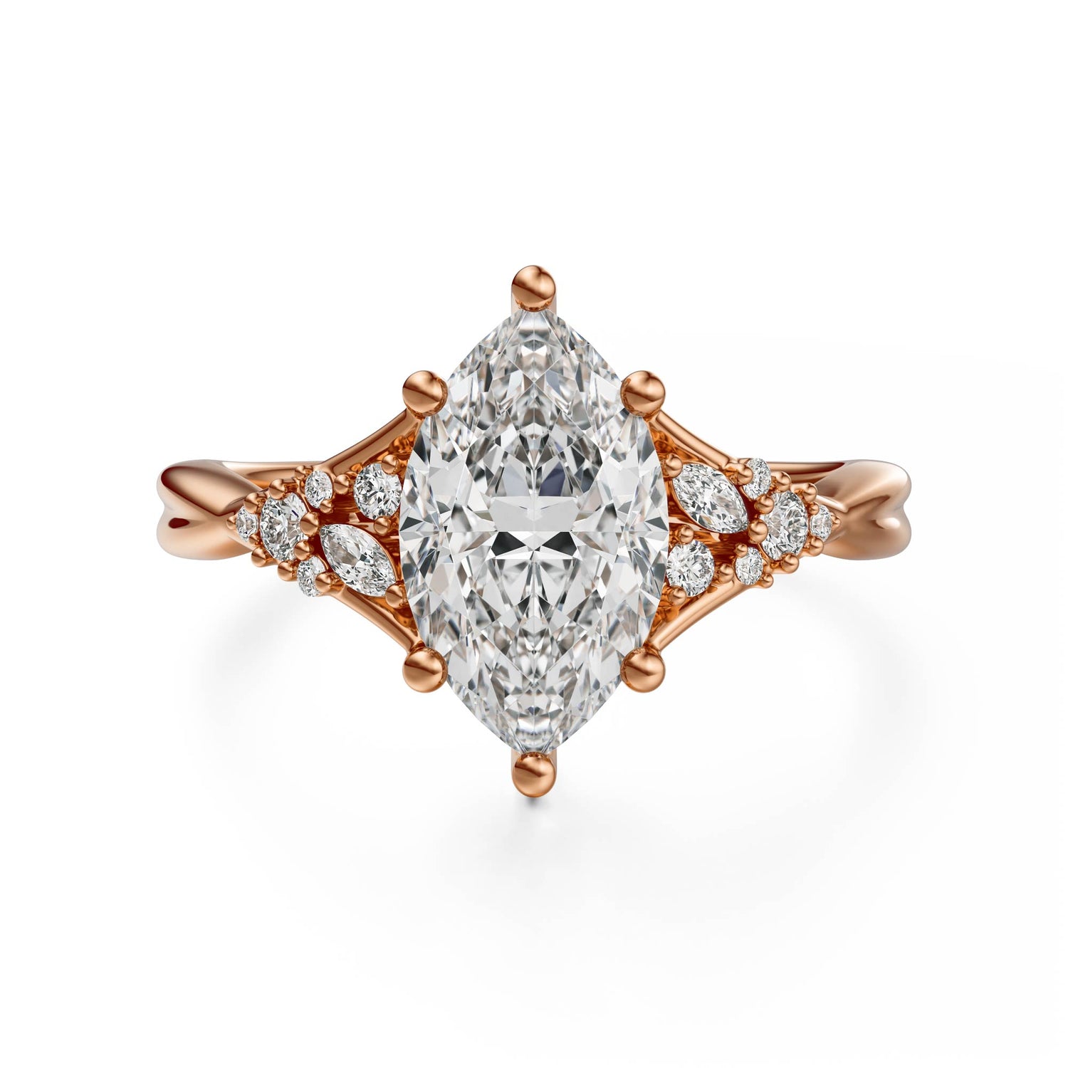 The Lyria Ring | Marquise | Setting Only
