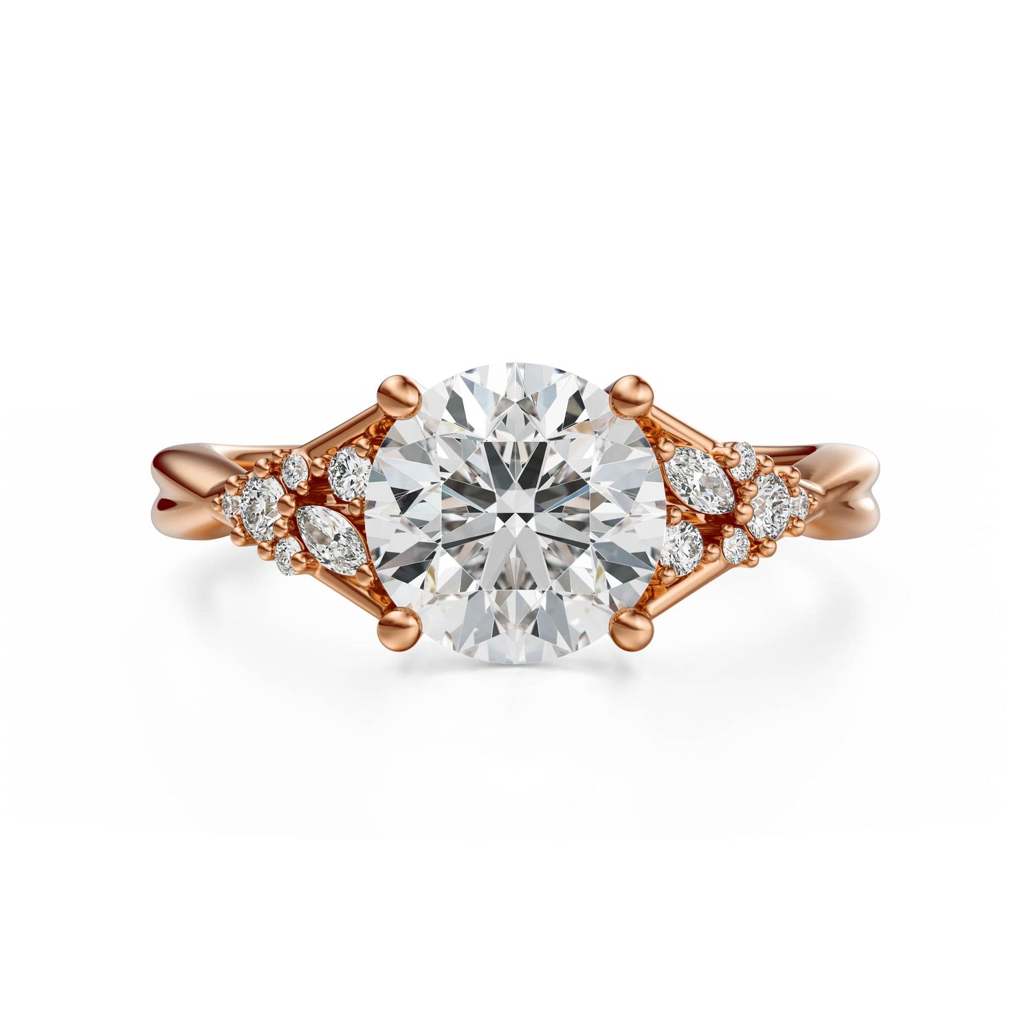 The Lyria Ring | Round | Setting Only