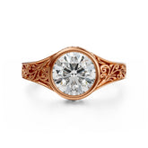 The Endearment Ring | Round - Lavender Creek Gems 