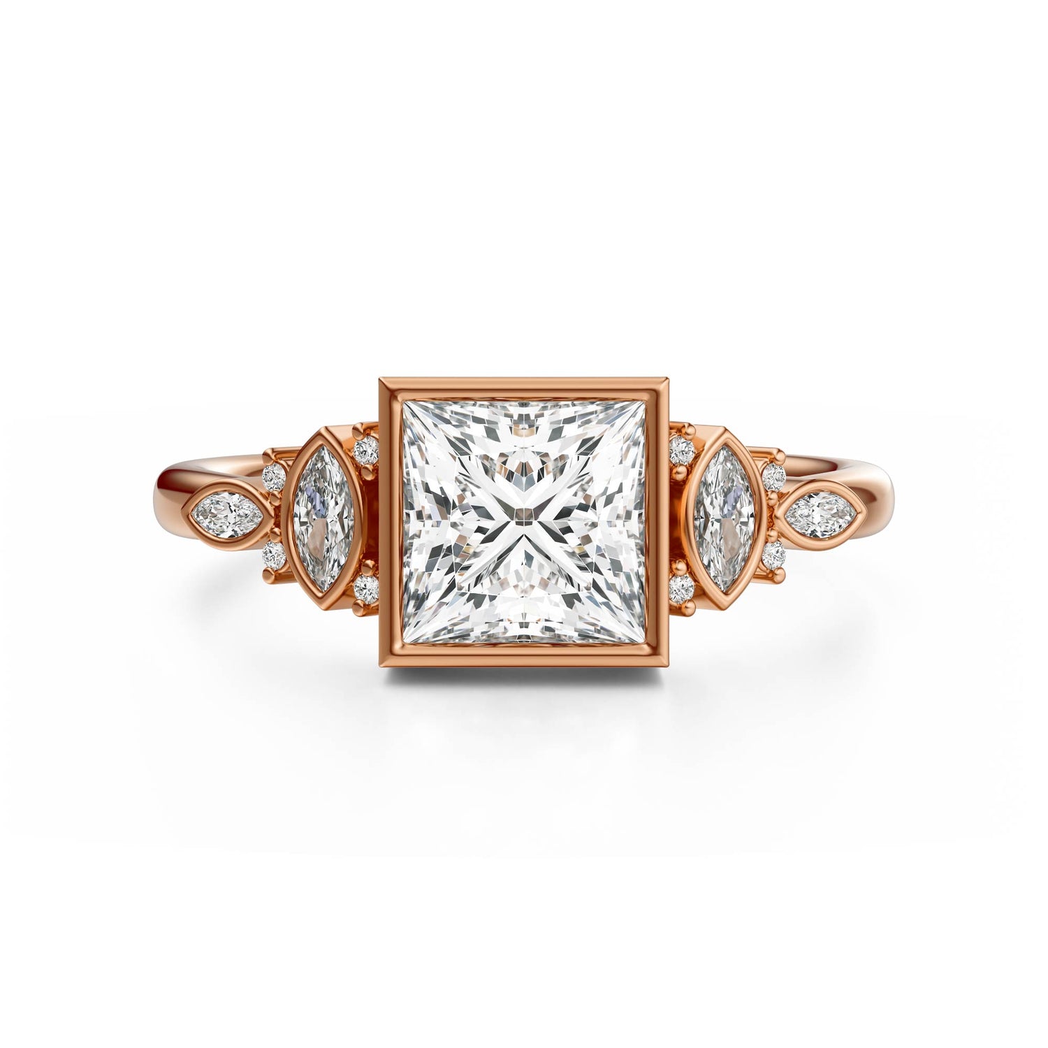 The All Bezel Maeve Ring | Princess