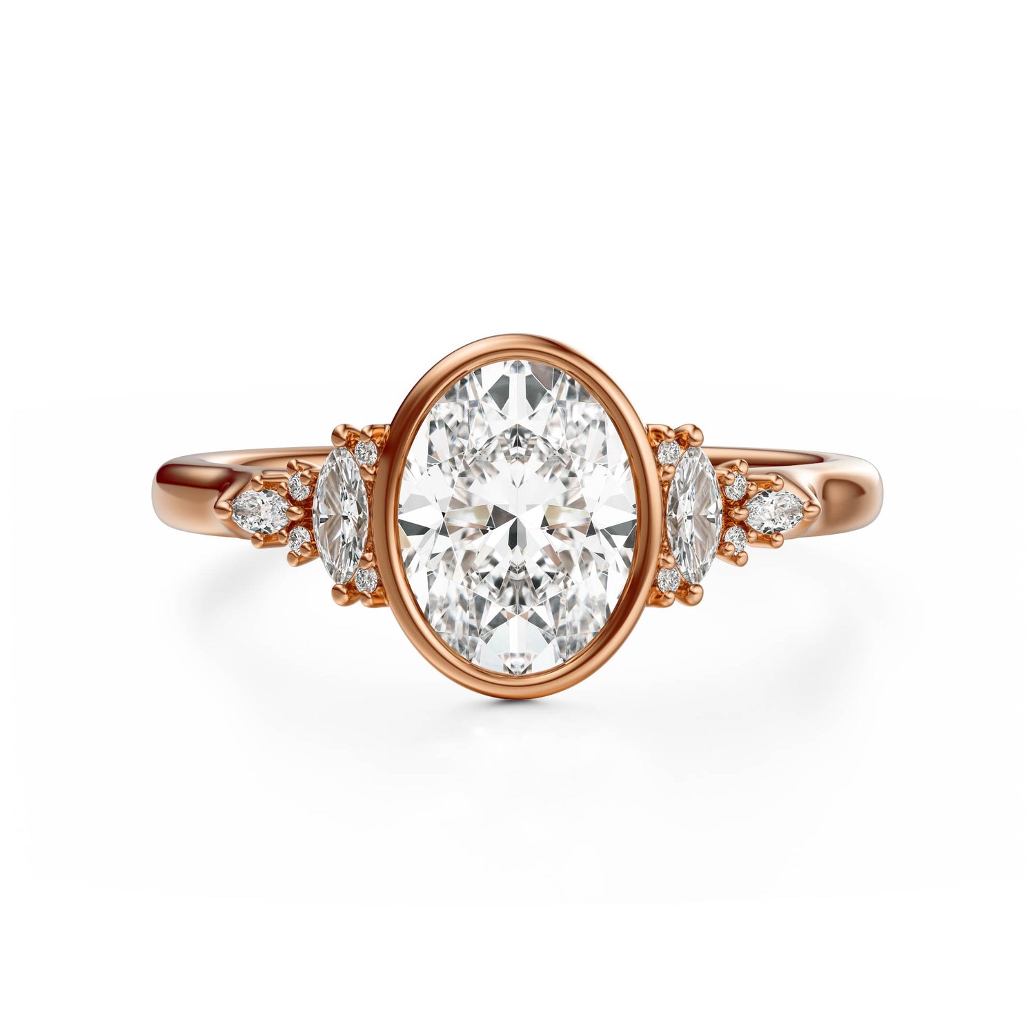 The Bezel Maeve Ring | Oval