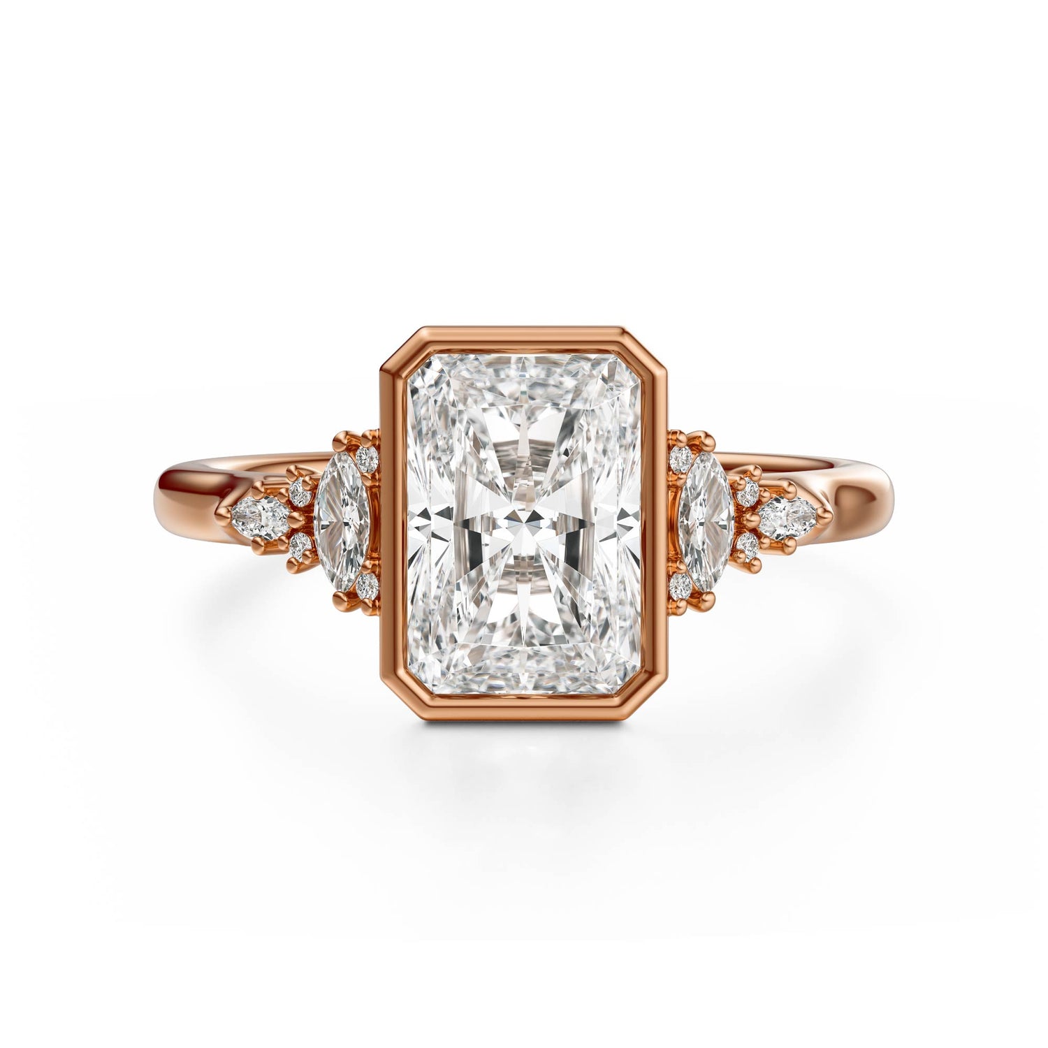 The Bezel Maeve Ring | Radiant