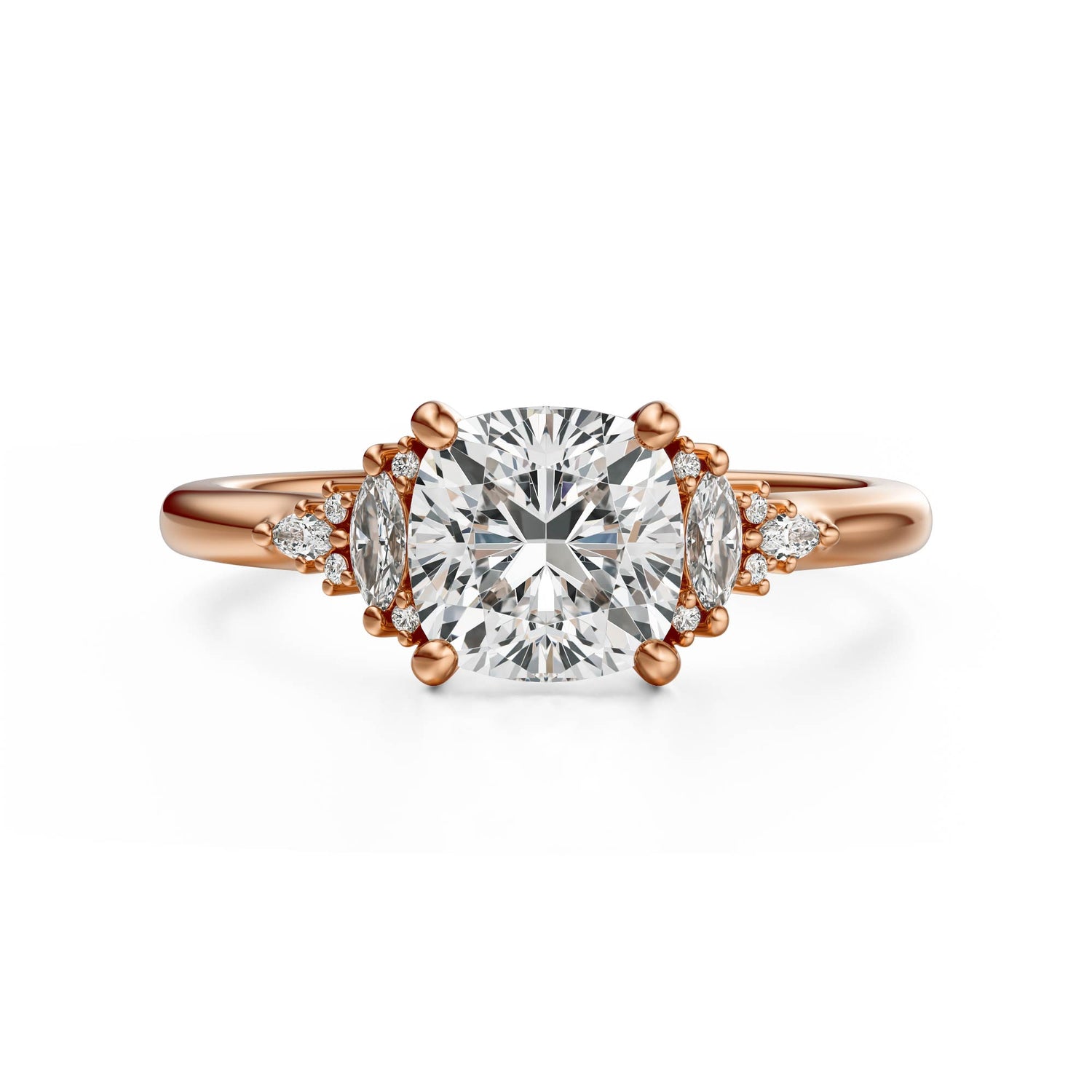 The Low Maeve Ring | Cushion | Setting Only