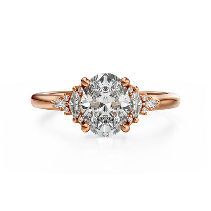 The Low Maeve Ring | Oval | Setting Only