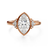 The Bezel Maren Ring | Marquise - Lavender Creek Gems 