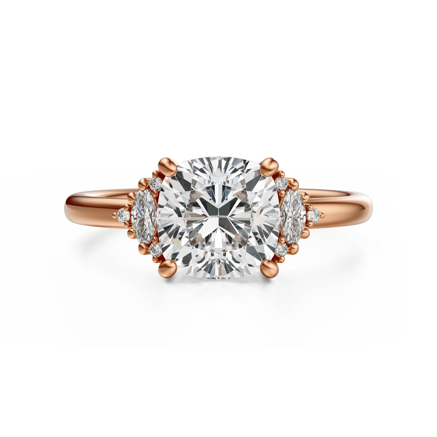 The Low Maren Ring | Cushion | Setting Only