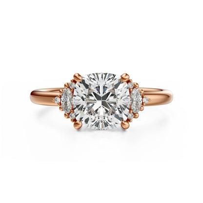 The Low Maren Ring | Cushion | Setting Only