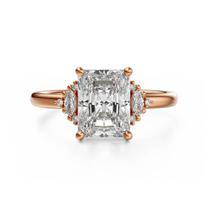 The Low Maren Ring | Radiant | Setting Only