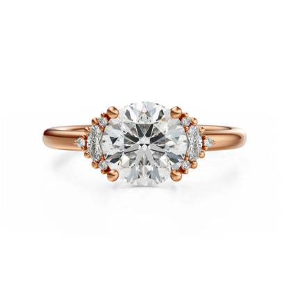 The Low Maren Ring | Round | Setting Only